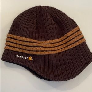 carhartt Beanie Cap with Ear Flaps Excellent Cond.